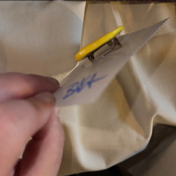 Handmade One of a Kind Colorful Heart-Shaped Art Polymer Clay Jewelry Pins - Picture 3 of 3